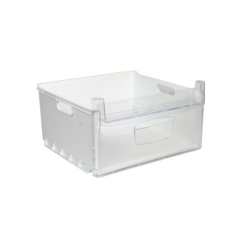 Ricambio Cassetto Inferiore Bianco/cristallo Per Frigoriferi E Congelatori Hotpoint – Compatibile Con C00525617 E Modelli FFU3D, FFUL1913