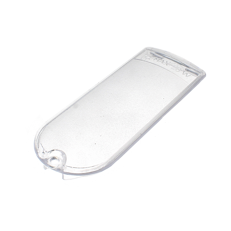 Caches De Lumière Transparents Pour Hotte De Cuisine - Remplacement Abat-jour - 11,5 X 5,3 Cm - Plastique Durable - 6