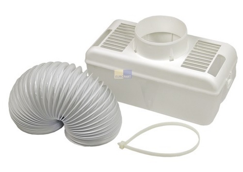 Condenser Vent Kit Box & Hose For Indesit Ecotime IDV75S Tumble Dryer - Foto 9