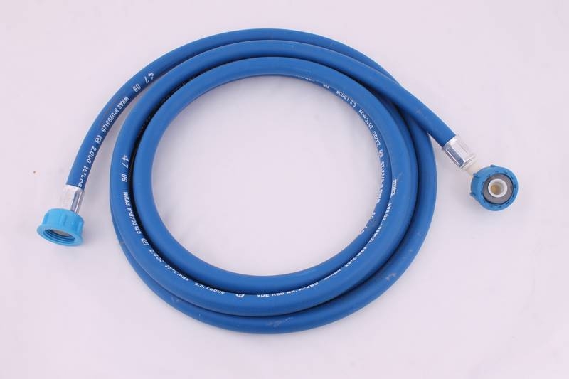 Tubo Di Carico Acqua Fredda Per Lavatrice/Lavastoviglie - 2.5 Metri, Blu, KGA SUPPLIES
