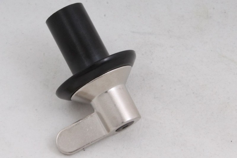 MANOPOLA MODERNA TRASPARENTE SILVER PER FORNO - Foto 13