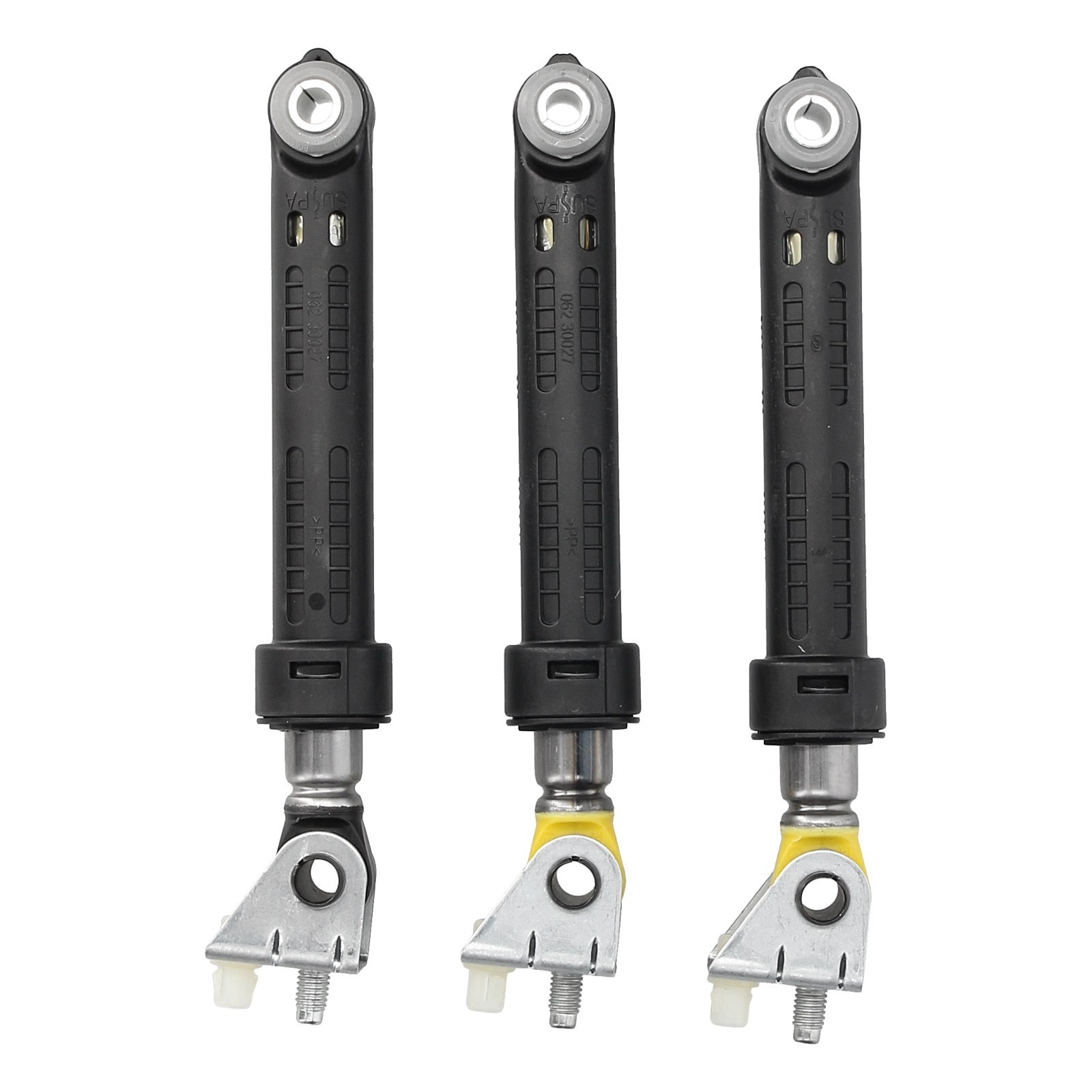 Kit 4 Ammortizzatori Ricambio Per Miele W1714 - Codice 4500826, APR25ME, Argento